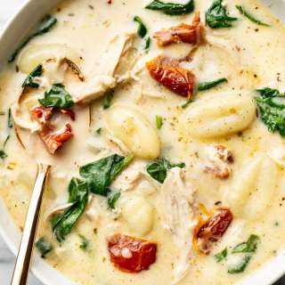 Creamy Tuscan Chicken Gnocchi Soup