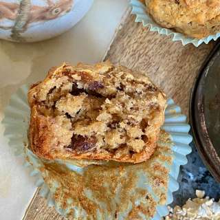 Healthy Banana Oat Muffins (no sugar)