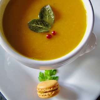 Pumpkin Soup and Leeks
