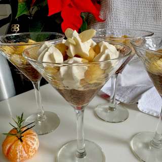 Gingerbread Trifle with Apple and Salted Caramel