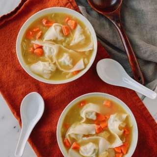 Chicken Noodle Wonton Soup