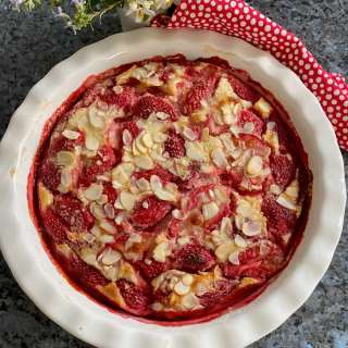 Strawberry Clafoutis (Gluten Free)