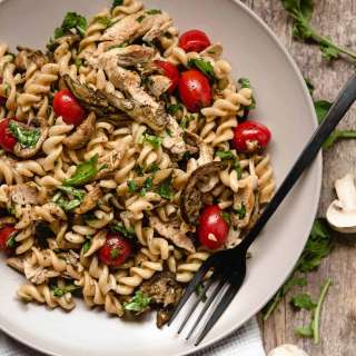 Healthy Greek Chicken Pasta Salad Recipe