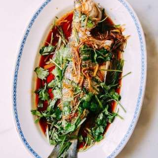 Chinese Steamed Whole Fish