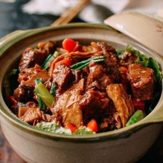 Chinese Braised Lamb Casserole, Hong-Kong Style