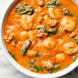 Creamy Italian Sausage Gnocchi Soup