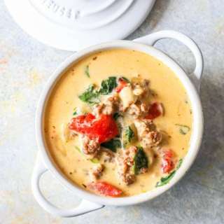 Creamy Tuscan Soup Recipe (Keto)