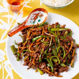 Beef with Bamboo Shoots & Peppers