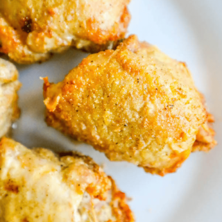 Keto Adobo Air Fried Chicken Thighs