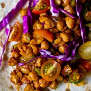 Vegan Chickpea Burritos