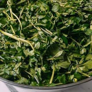 Stir-fried Watercress: A Healthy Leafy Green Vegetable