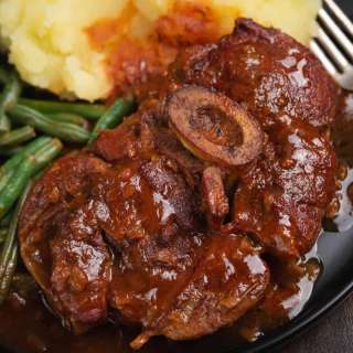 Braised Veal Osso Buco In Tomato Sauce