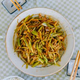 Broccoli Stem Stir-fry