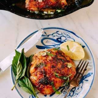 Roasted Lemongrass Chicken Thighs