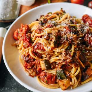 Roasted Ratatouille Pasta Recipe