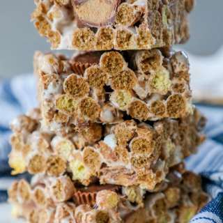 No Bake Reeses Puffs Treats Recipe
