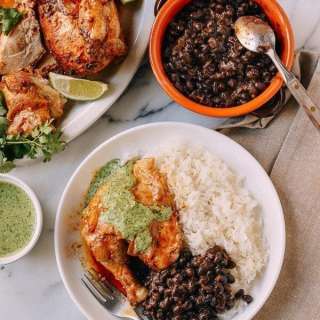 Peruvian Chicken & Green Sauce