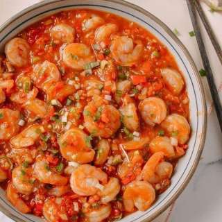 Szechuan Shrimp, A Classic Chinese Restaurant Dish