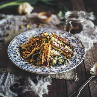 Cauliflower and Halloumi Salad