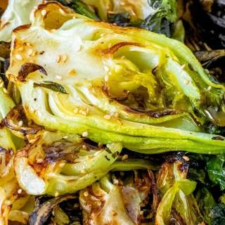 Sesame Ginger Grilled Bok Choy