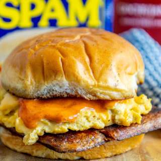 Spam Breakfast Sandwiches