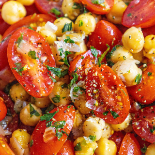 Tomato and Chickpea Salad