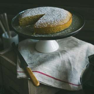 Lemon Rosemary Olive Oil Cake