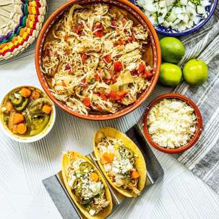 Shredded Chicken Tacos