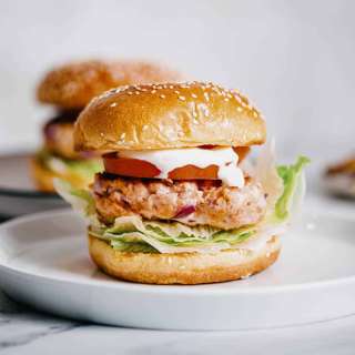 Grilled Salmon Burgers