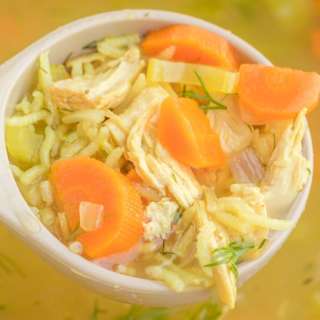 Greek Lemon and Rice Soup