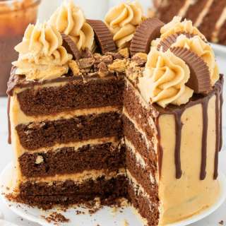 Peanut Butter Chocolate Layer Cake