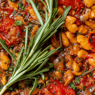 Herbed Brothy White Beans