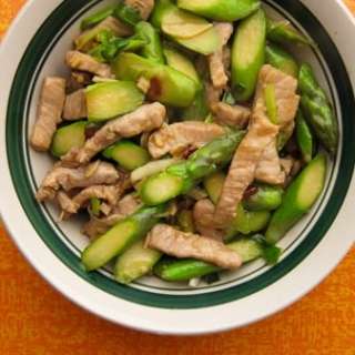 Pork Stir Fry with Asparagus
