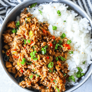Easy Mongolian Turkey and Rice Bowls Recipe