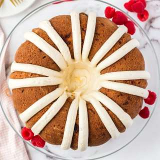 Orange Raspberry Bundt Cake