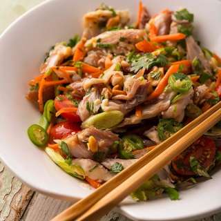 Vietnamese Smoked Fish Salad