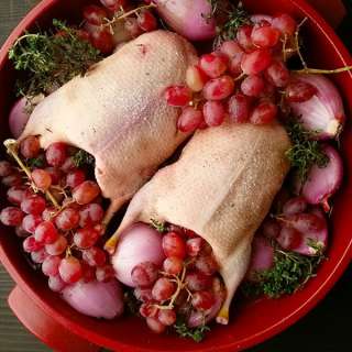 Duck with Grapes