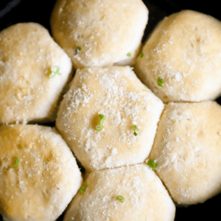 Garlic Butter Parmesan Dinner Rolls