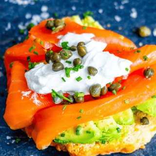 Keto Salmon and Avocado Toast Recipe