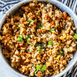 Easy Keto Turkey Fried Rice