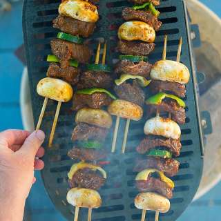 Marinated Venison Kabobs