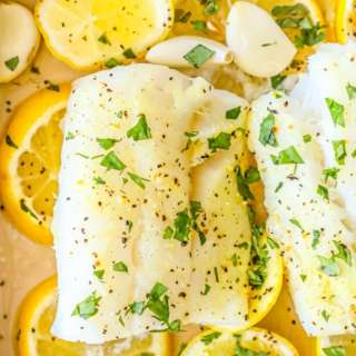 Easy Baked Cod with Lemon and Garlic