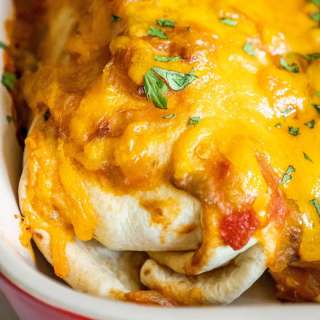 Wet Breakfast Burritos