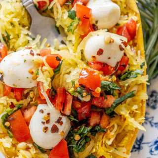 Caprese Baked Spaghetti Squash