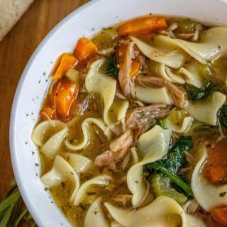 Slow Cooker Turkey Noodle Soup