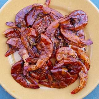 Smoked, Dried Shrimp