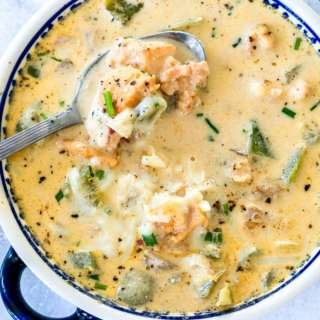 Creamy Keto White Chicken Chili Recipe