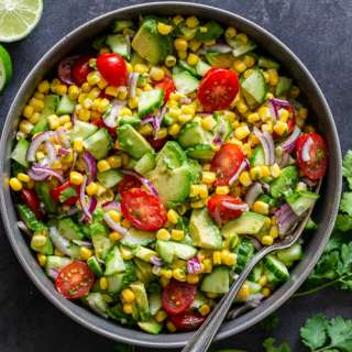 Corn Tomato Avocado Salad