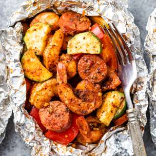 Cajun Shrimp Foil Packs