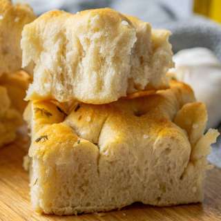 Overnight Garlic Herb Focaccia